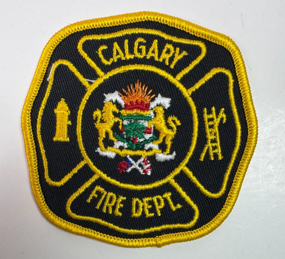 3" Calgary Fire Canada Patch W7b