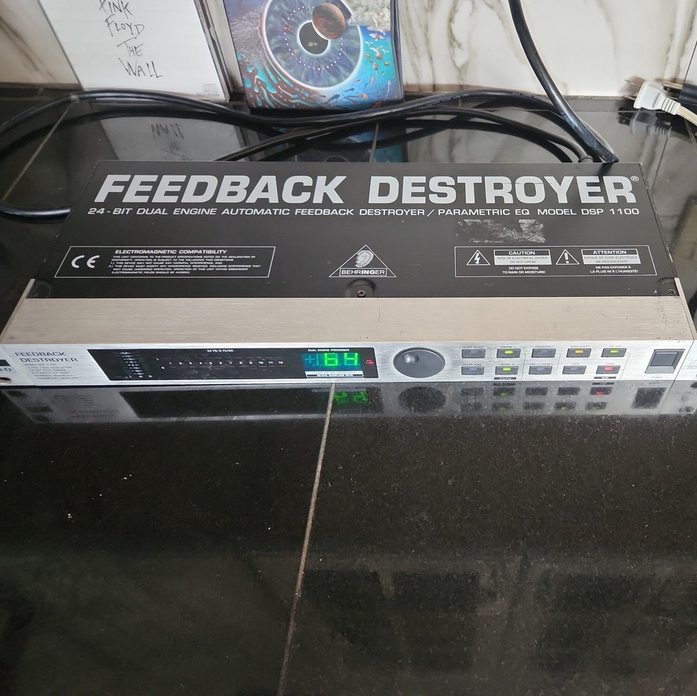 Behringer Feedback Destroyer DSP1100 24 Bit Dual Engine Parametric