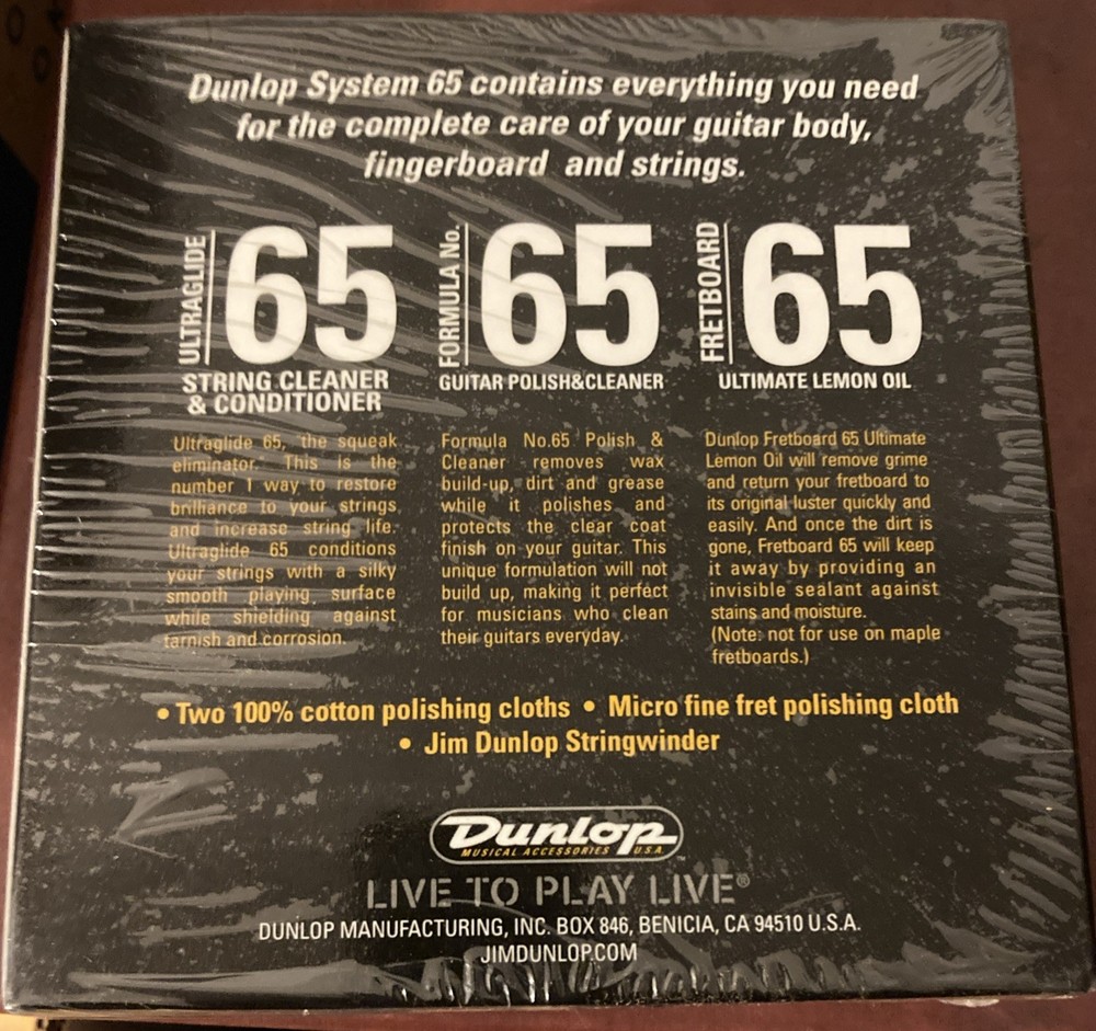 Dunlop 6504 Formula System 65 Guitar Tech Kit