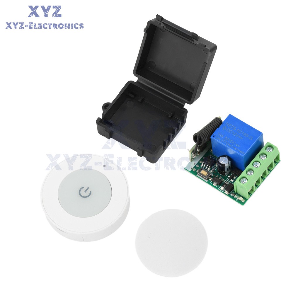 433Mhz Universal Wireless Remote Control Switch DC 12V Receiver Transmitter Set