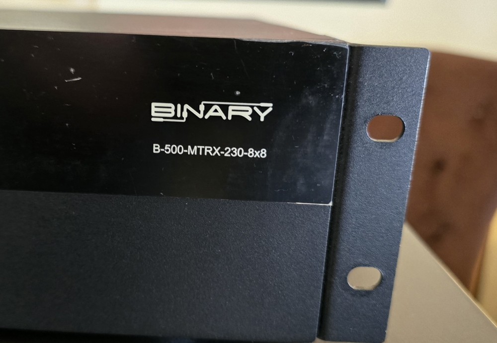 Binary B-500 MTRX-230-8x8 HDMI video switcher