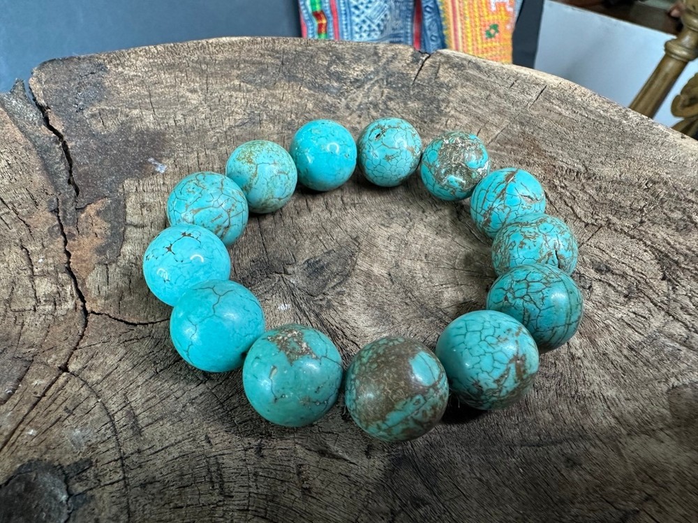 Old Chinese Turquoise Bracelet