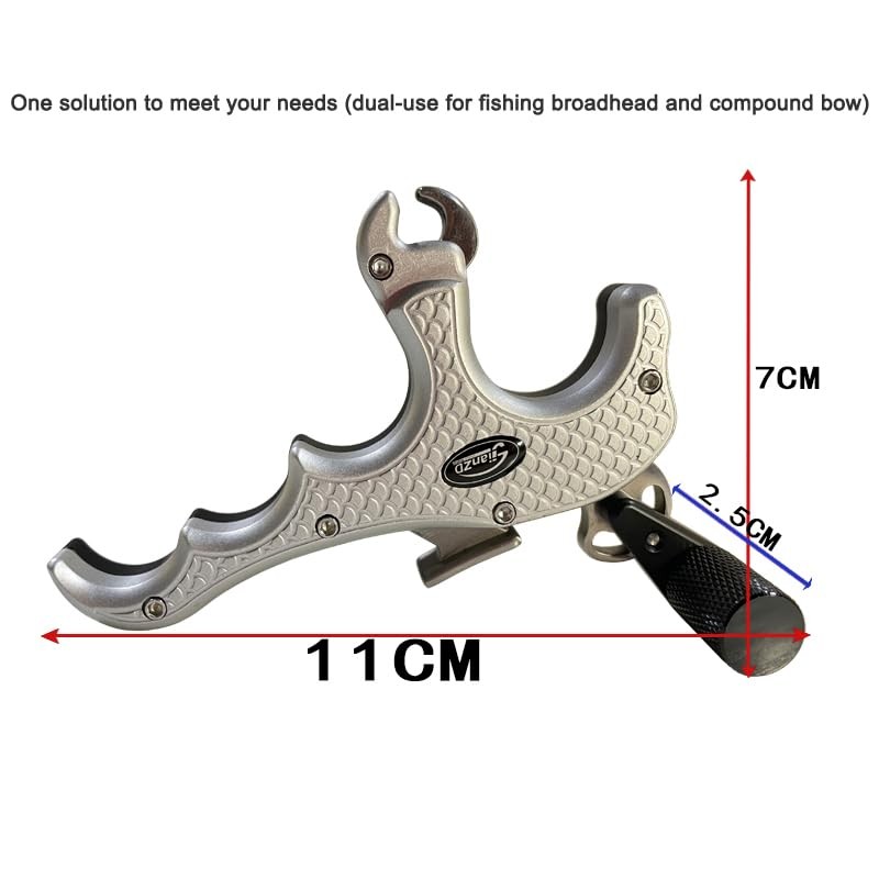 Archery Compound Bow Release - 4-Finger Thumb Release Aid for Compound Bows, ...