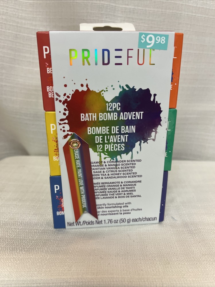 BATH BOMB Gift SET 12 Pc Prideful
