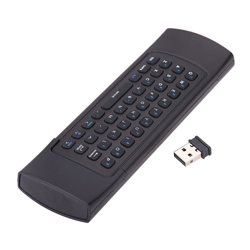 MX3 2.4G Portable Mini Wireless Remote Control Keyboard & Air Mouse