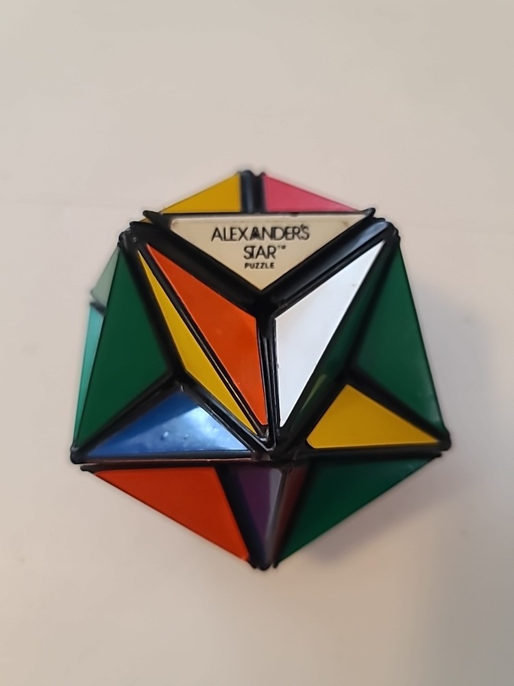 Vintage Alexanders Star Rubiks Cube Puzzle
