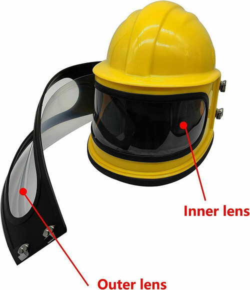 US Safety Sandblast Helmet Sandblaster Sandblasting Hood Protector Gear