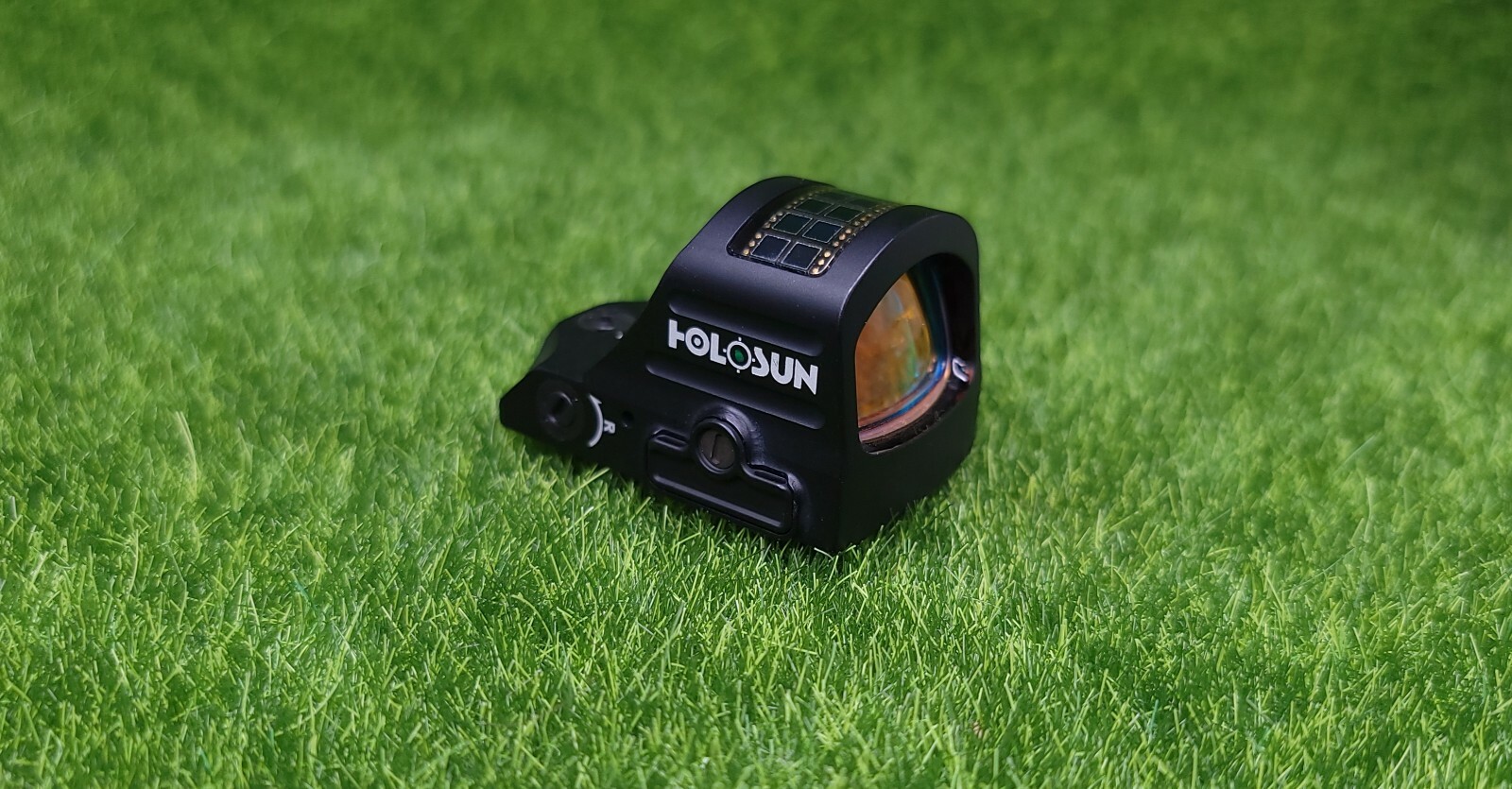 Holosun Green 2.0 MOA Dot Open Reflex Sight w/ Solar Failsafe - HE407C-GR X2