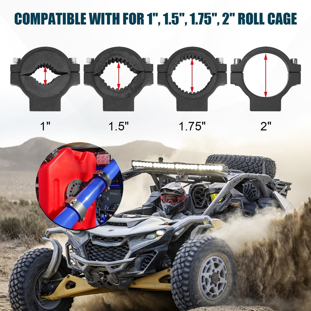 Pack Mount Locking Fuel Pack Mount With Locks Hardware Bracket For ATVs UTVs