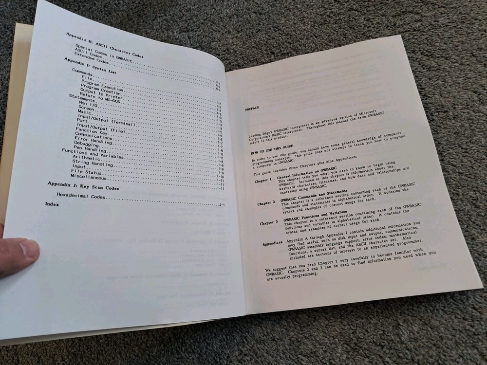 Guide to BASIC Version 3.11 Model D Leading Edge Hardware Products 1986