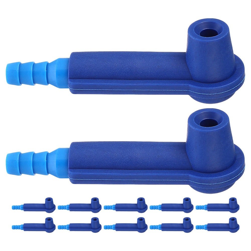 12 Pcs Pneumatic Brake Caliper Compression Tool Fluid Exchange Adapters