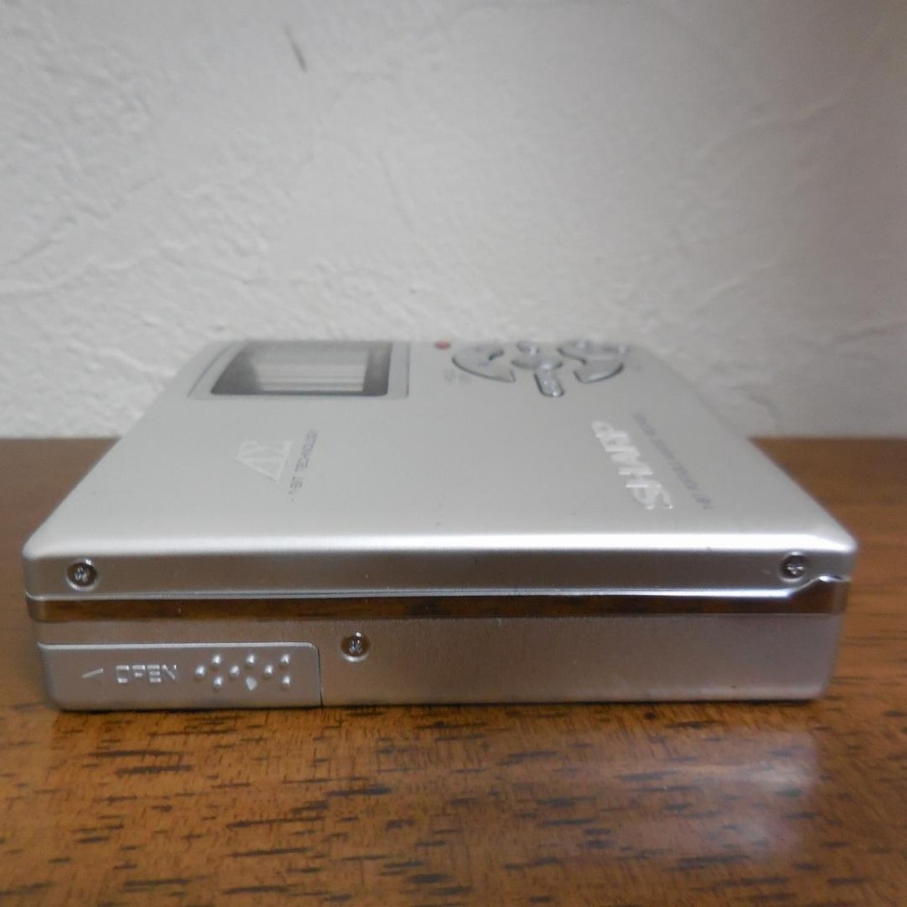 SHARP MD-DR7-S MD Recorder 1-BIT Portable Working Confirmed