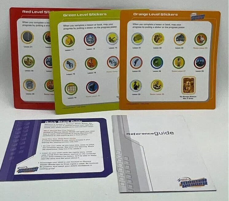Hooked on Phonics Master Reader 2nd to 6th Grade 7+ Years Old - Missing 2/4 CD's
