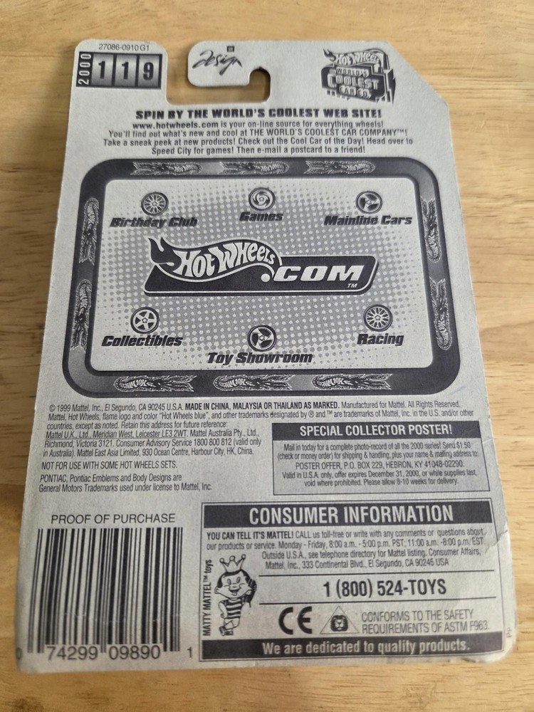 Hot Wheels Future Fleet 2000 Series