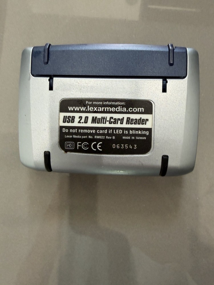 Lexar RW022 Silver USB 2.0 Multi-Card Reader