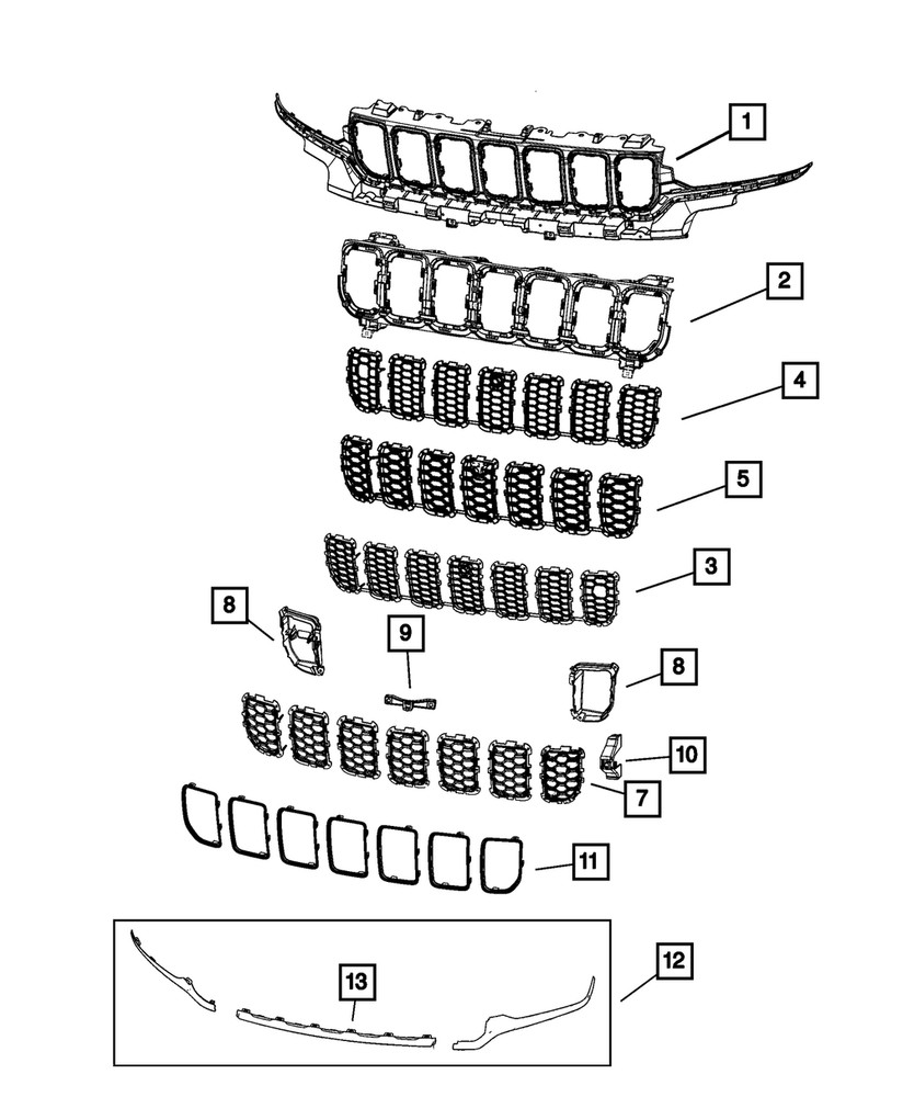 Genuine Mopar Camera Bracket 68408121AC