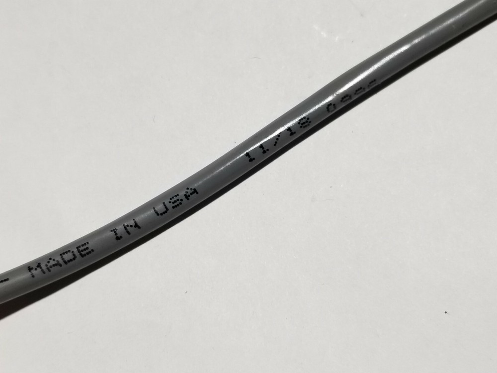 Carol E2033S 18/3C Shielded Bare Copper Sound/Security Cable Riser Gray /50ft