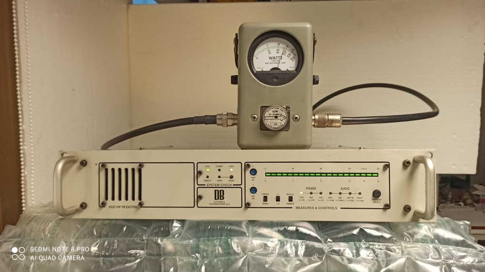 Broadcast FM 28 watt  - 88-108 Mhz - DB KE20 Plus- FM Transmitter Professional