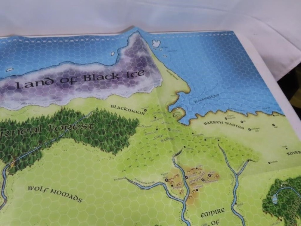 Greyhawk Poster Map (Upper Left) - D&D