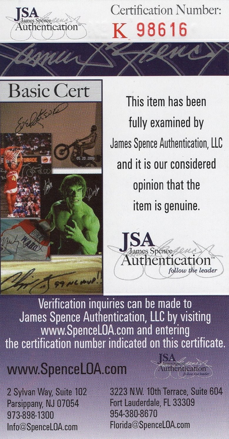 Ralph Kiner Bob Feller Early Wynn Signed American League Baseball ROALB JSA COA