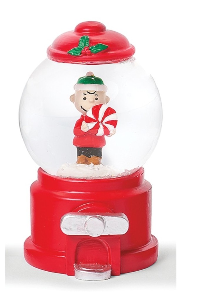 Mini Peanuts Charlie Brown Waterglobe Globe NWT
