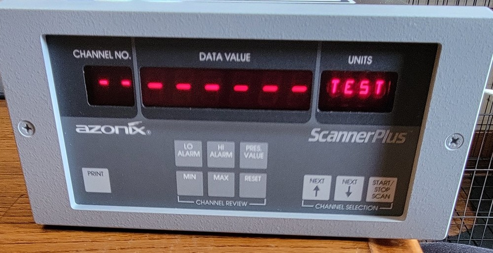 Azonix ScannerPlus Digital Multi-Channel Temperature Scanner SCAN-P-X-CI (ST02)