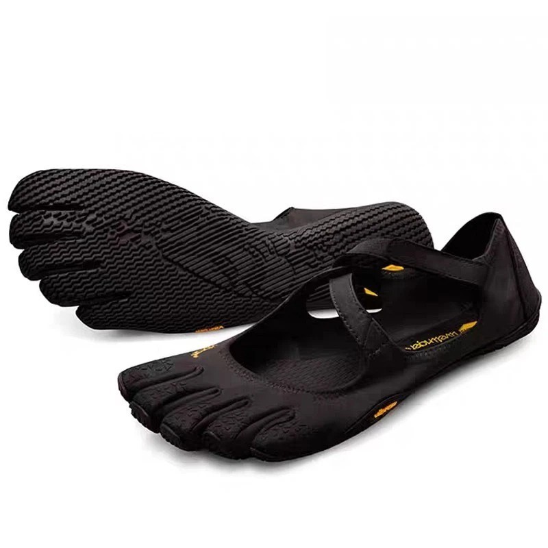 Vibram Five Fingers Women's V-Soul Sneaker Black Training Fitness Anti-Slip Shoe