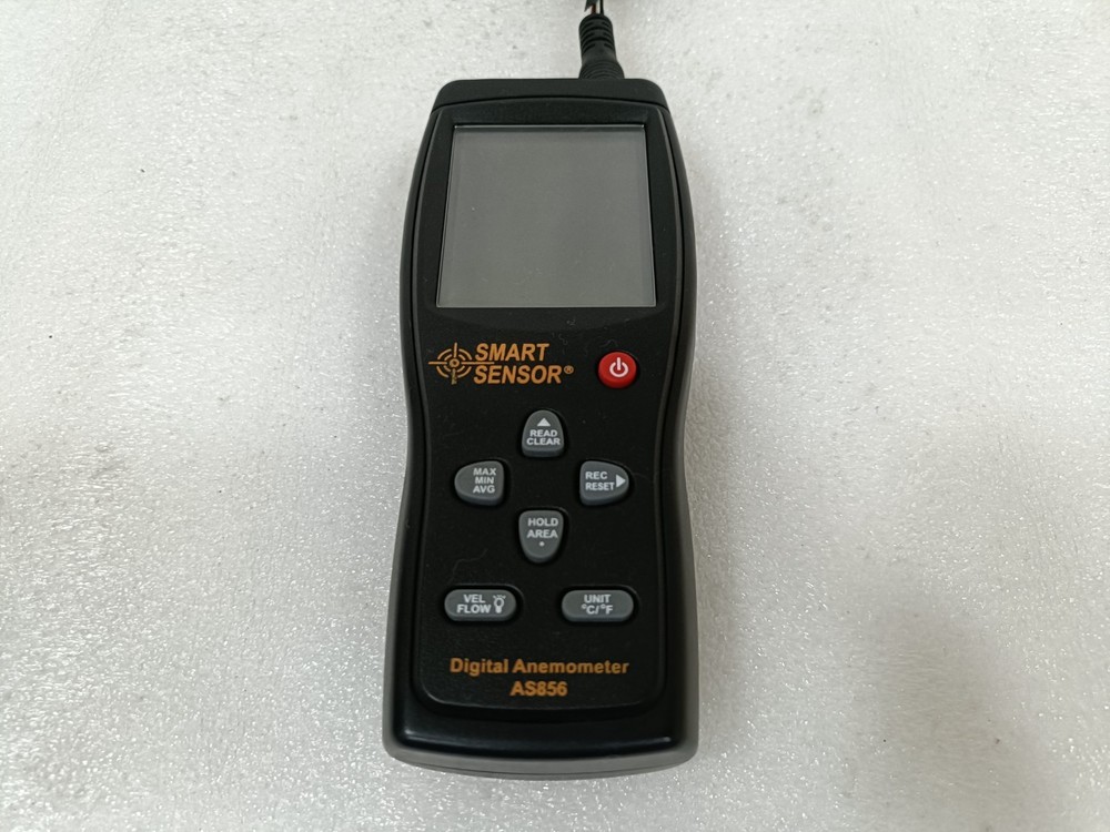 Smart Sensor AS856 Digital Anemometer Wind Speed Meter Temperature °C/°F