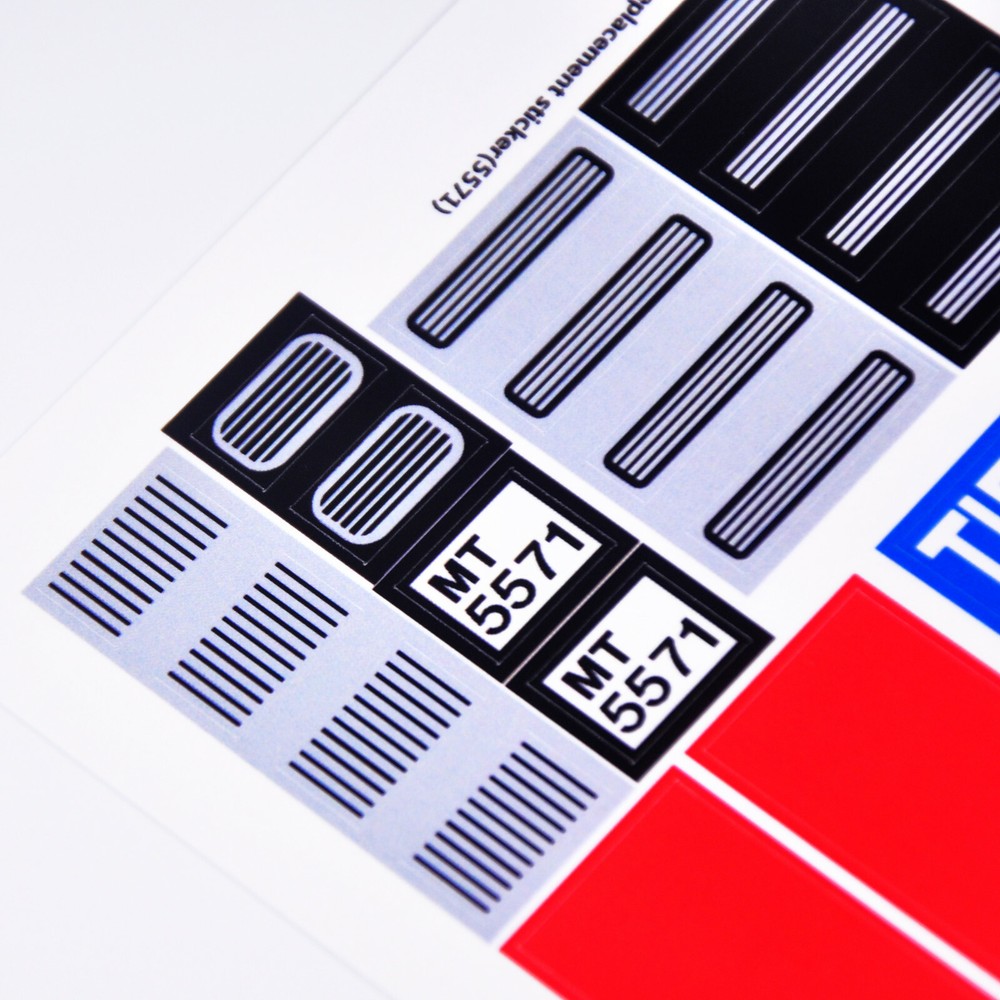 Replacement sticker for set 5571 Precut sticker