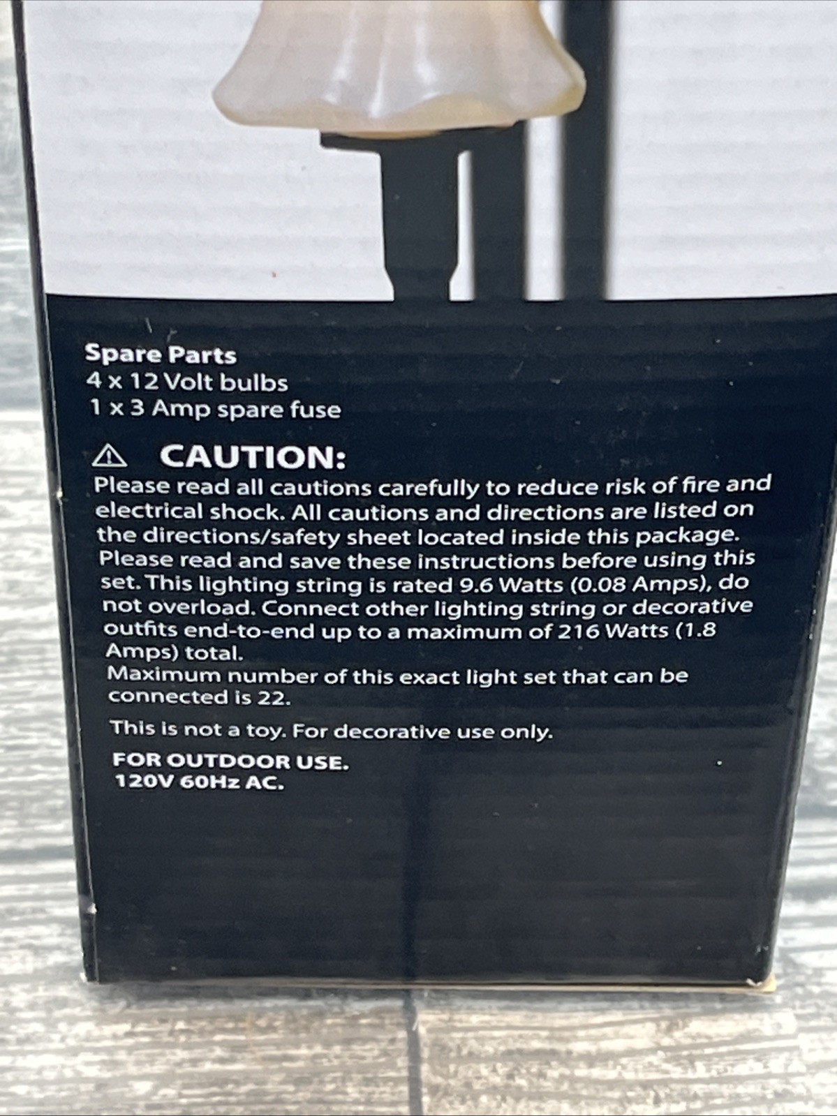 Way To Celebrate Ghost Lawn Stakes 3 Piece Lights Up, Outdoor. {89}.