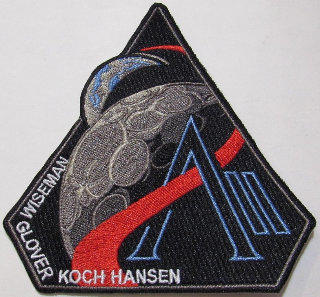 NASA ARTEMIS-II PROGRAM MISSION PATCH 4" EMBROIDERED