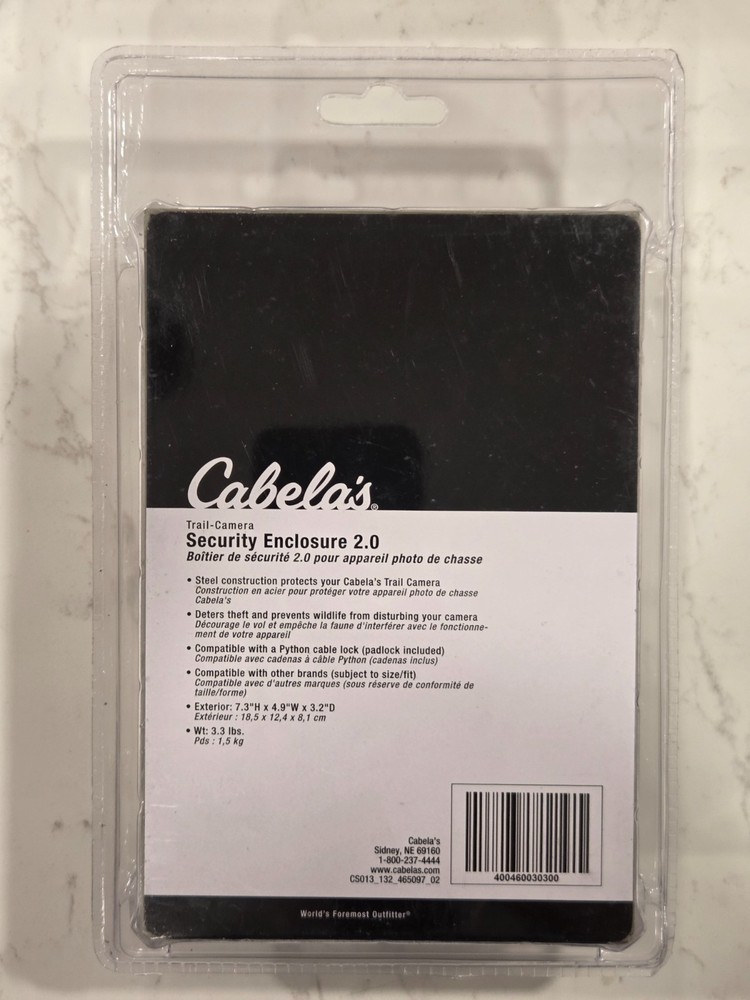 Cabela's Trail Camera Security Enclosure 2.0