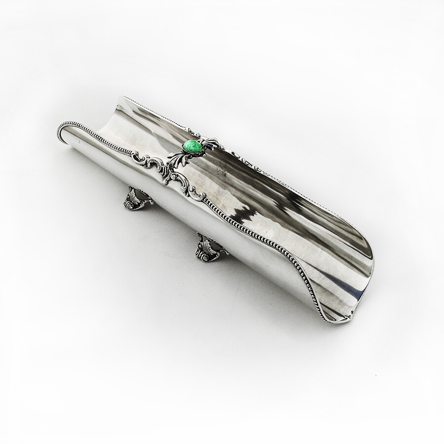 Bread Stick or Celery Tray Sterling Silver Italy