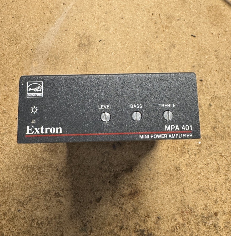 Extron MPA-401 Mini Power Amplifier | TESTED Read Description