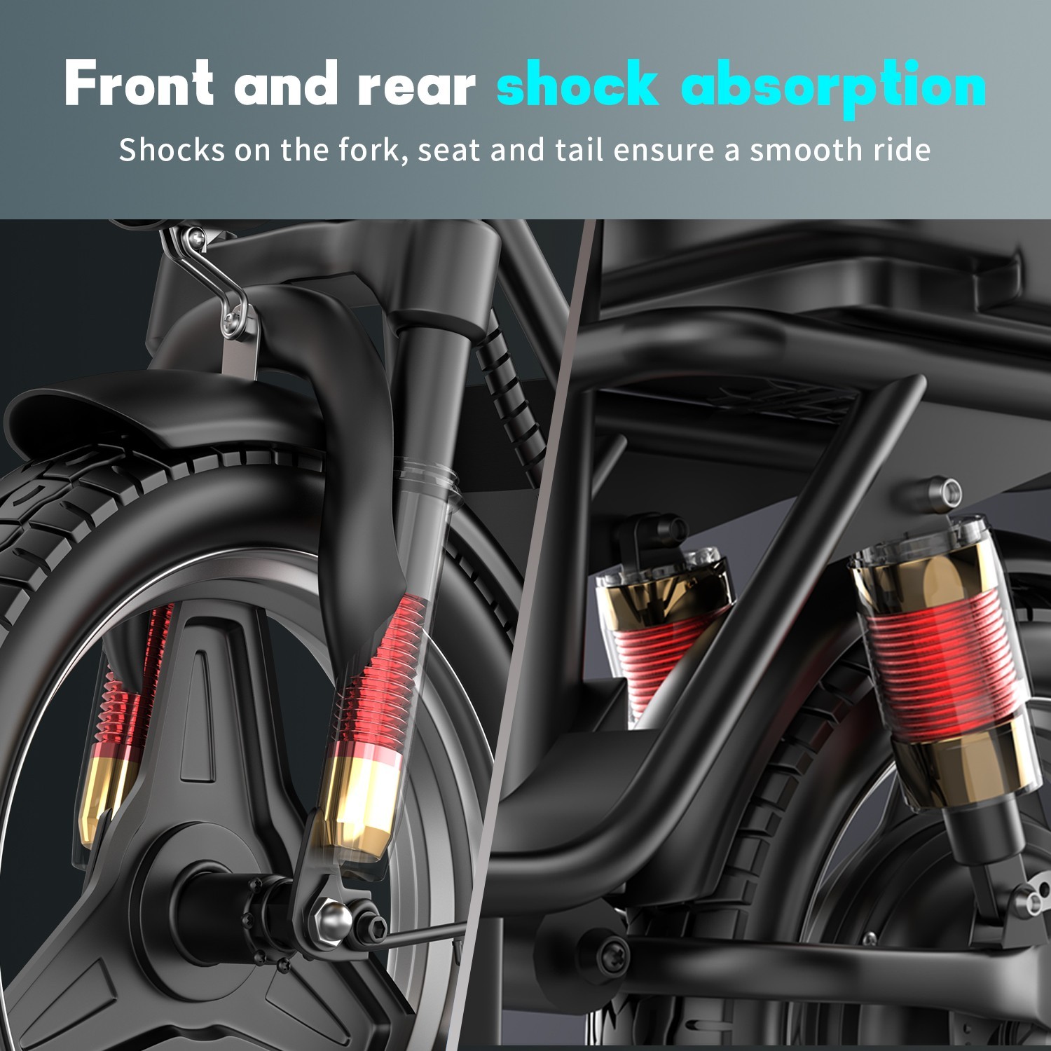 Electric Scooter with Seat 1500W 30MPH 45 Miles Range14" Tire with Basket US