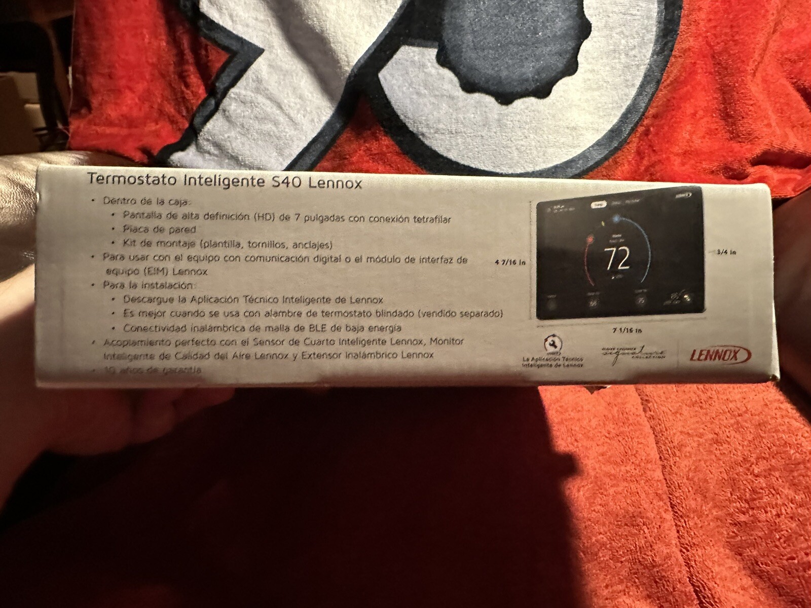 2025 Lennox 22V24 iComfort S40 Ultra Smart Thermostat NEW Replaces 10F81 & S30