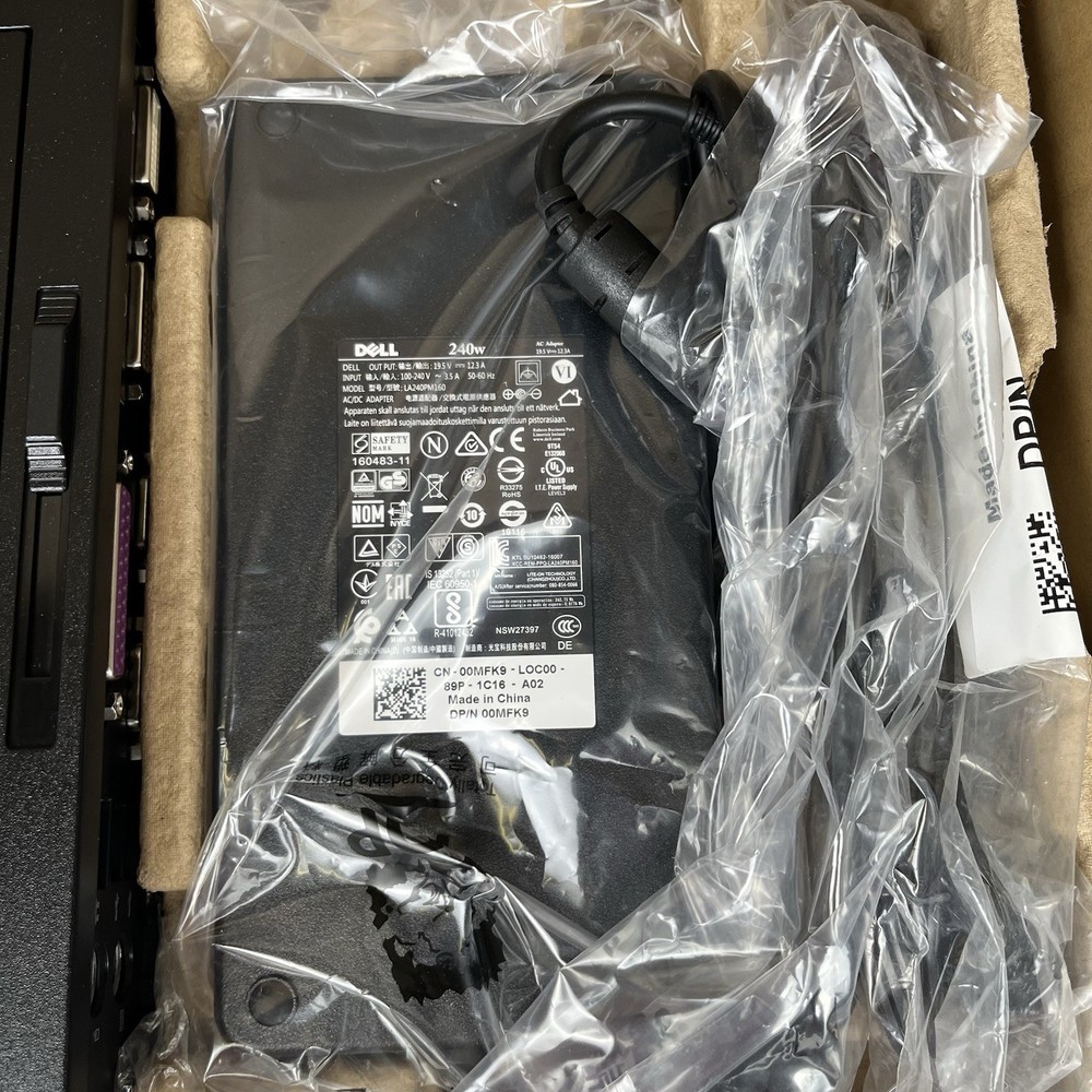 Dell PR02X E-Port Plus Dock Replicator Station with Power Adapter