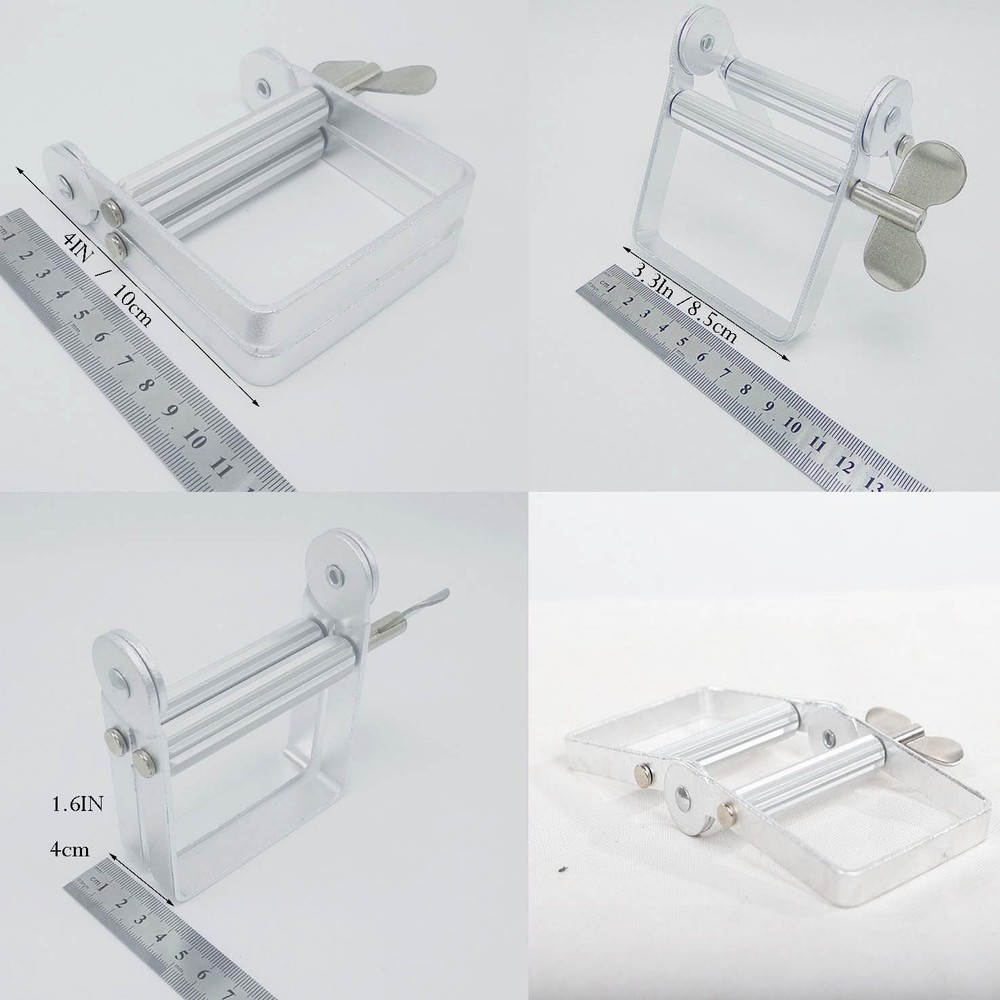 Toothpaste Squeezer, Full Metal Tube Squeezer Toothpaste Dispenser Tool Multi...