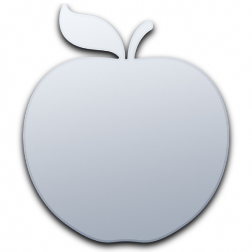 Apple Acrylic Mirror (Several Sizes Available)
