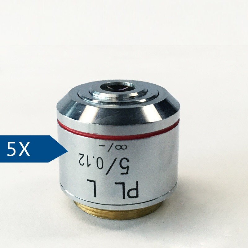 Long Working Distance Infinity Plan Achromatic Microsocpe Objective Lens PLL