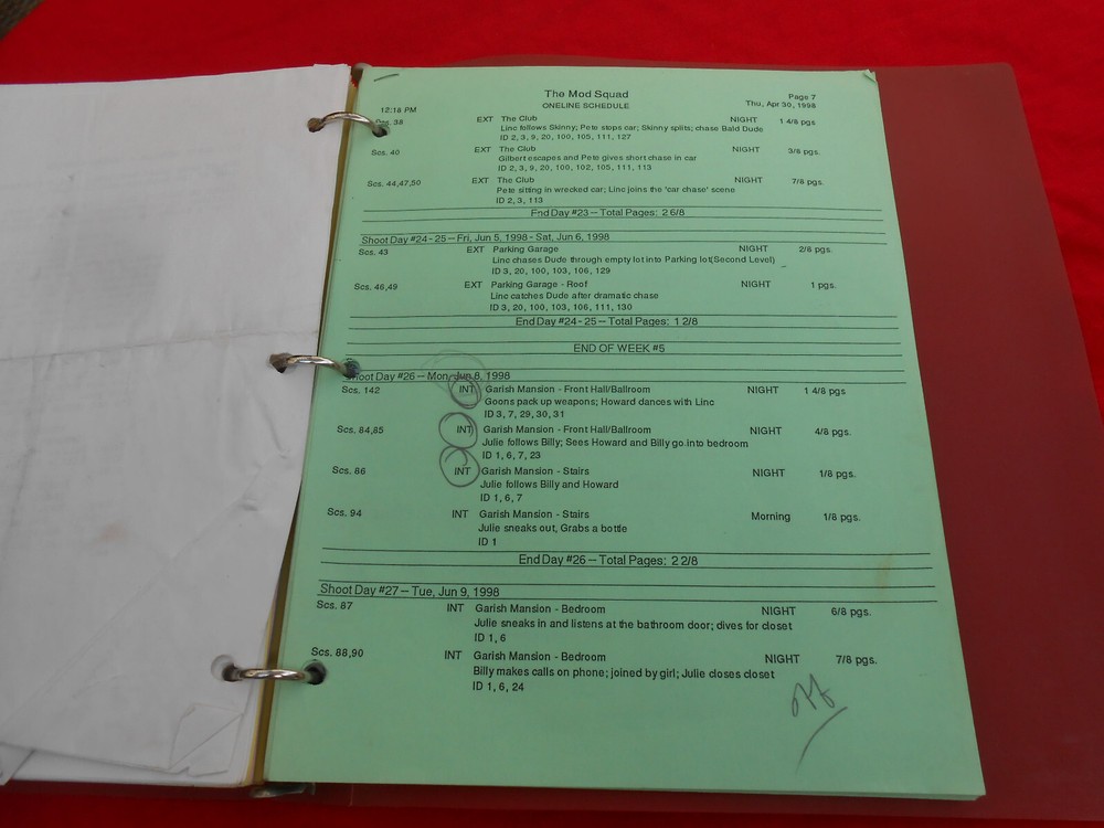 STEPHEN KAY & SCOTT SILVER-THE MOD SQUAD-SCREENPLAY-SCRIPT-FINAL DRAFT + MORE