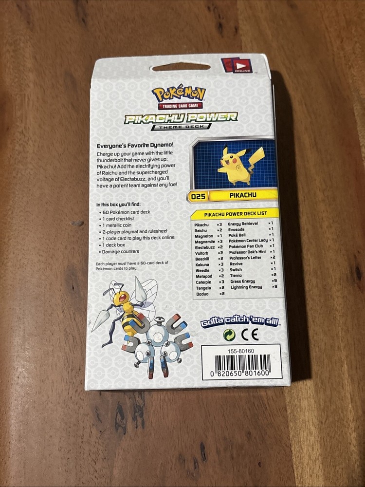 Pokémon Evolutions Pikachu Power Theme Deck Factory Sealed