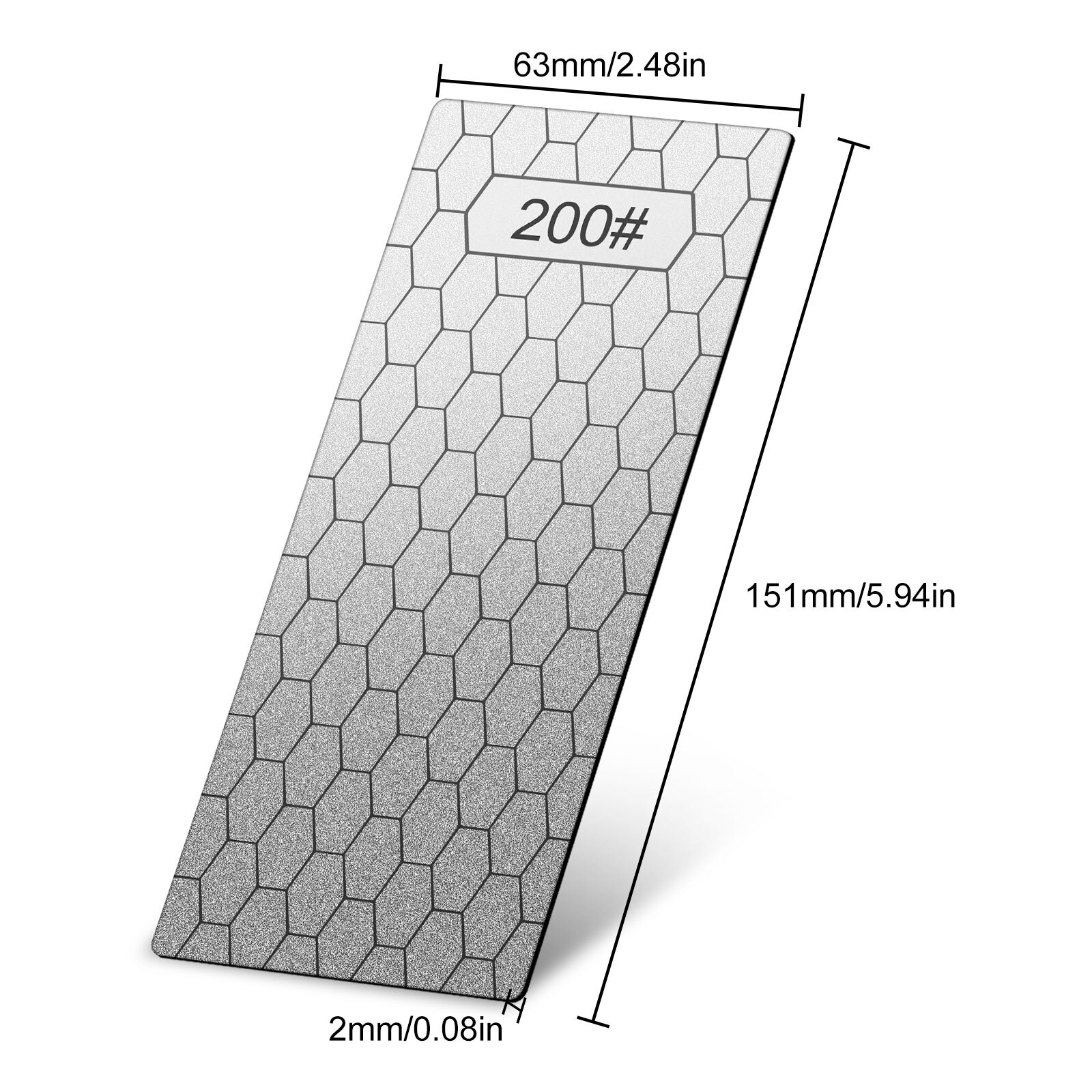 5pcs Diamond Grinding Sharpening Plate 200-1200 Grit Whetstone Stone for Knife