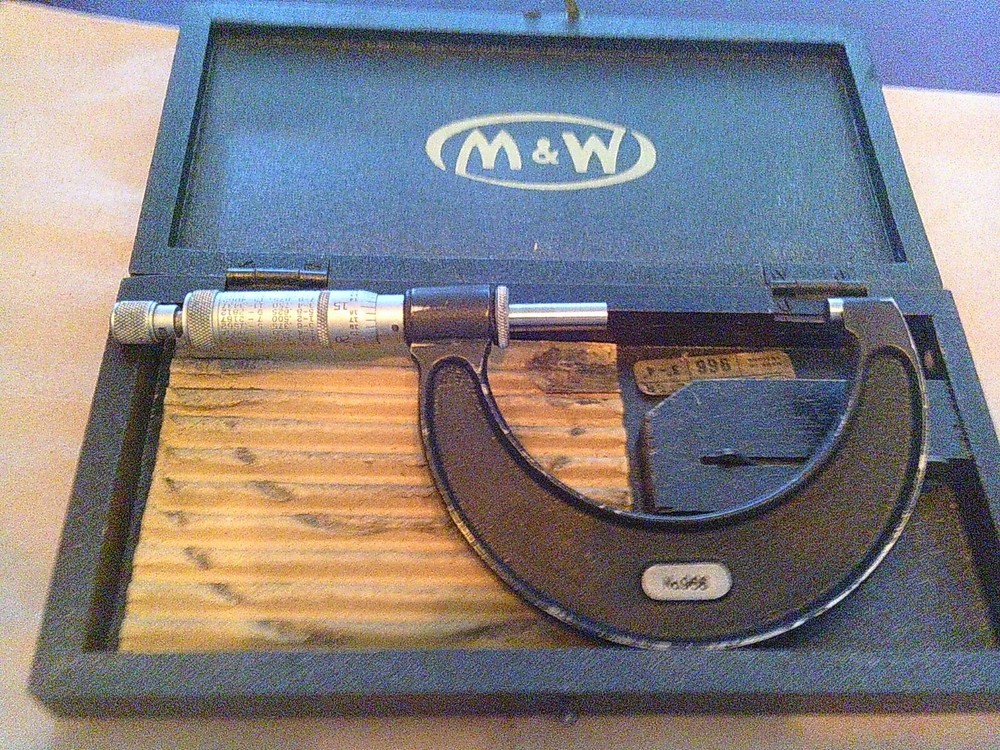 Moore & Wright 2-3" Micrometer No. 966 Made In England