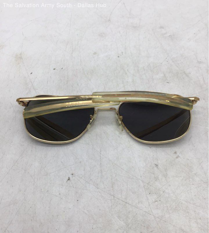 Vintage American Optical Vintage Gold Tone Military Aviator Sunglasses