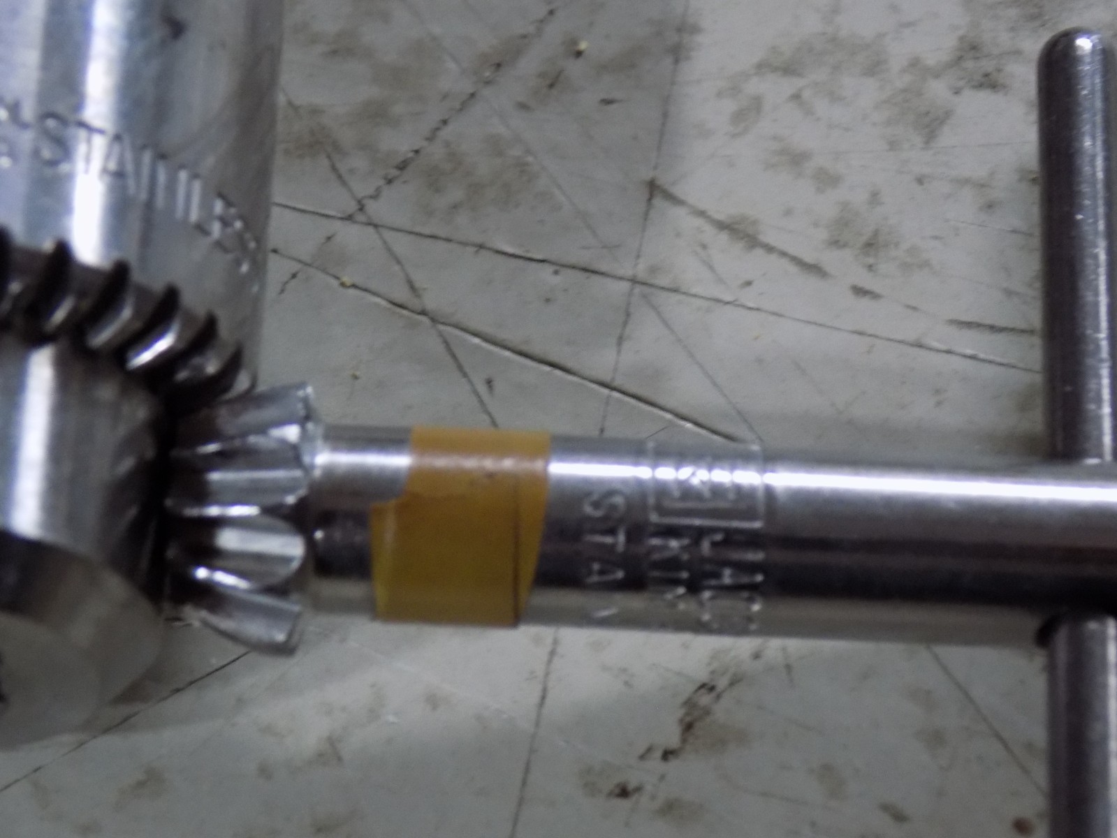 Vintage used Jacobs Chuck with key 1M 0 to 1/4 inch