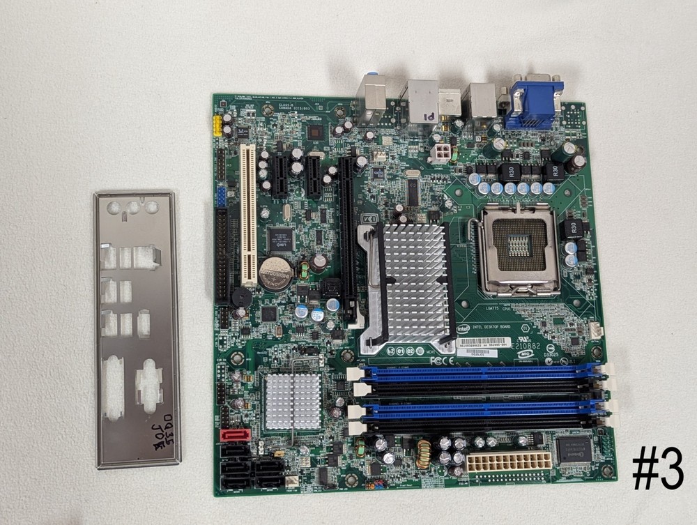 Intel® Desktop Board Bearlake SOCKET 775PIN D82085-802 IO SHIELD E210882