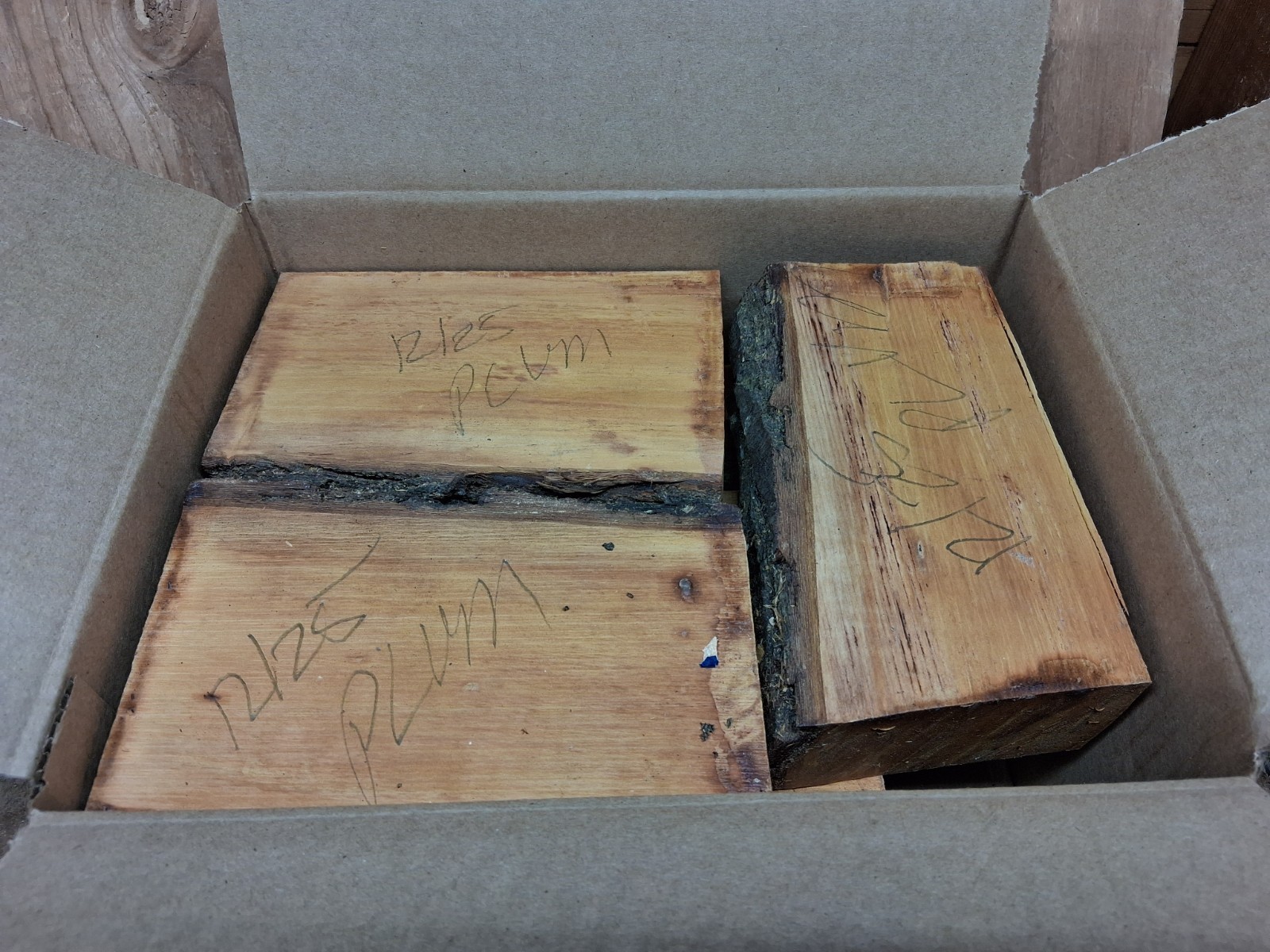 Plum Wood Turning Carving Blocks Blanks