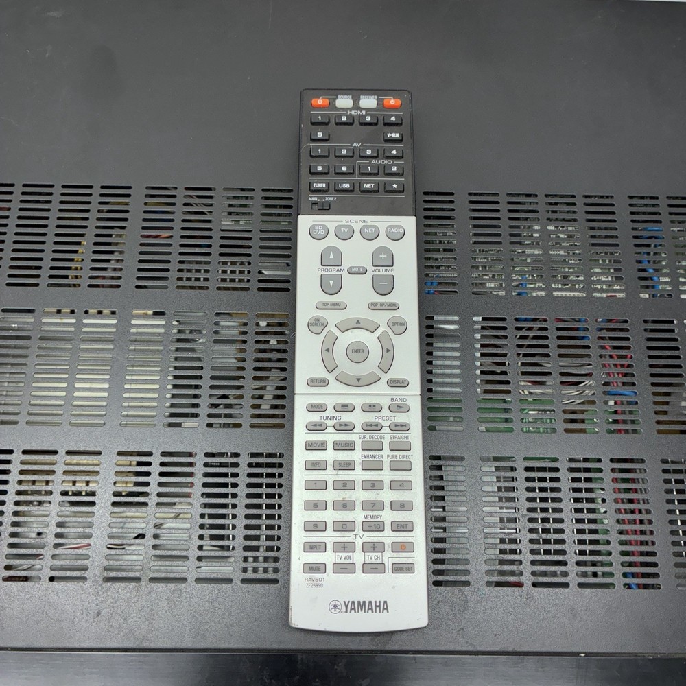 Yamaha RX-V675 AV Receiver 7.2 Channels Multi Zone - With Remote Bundle