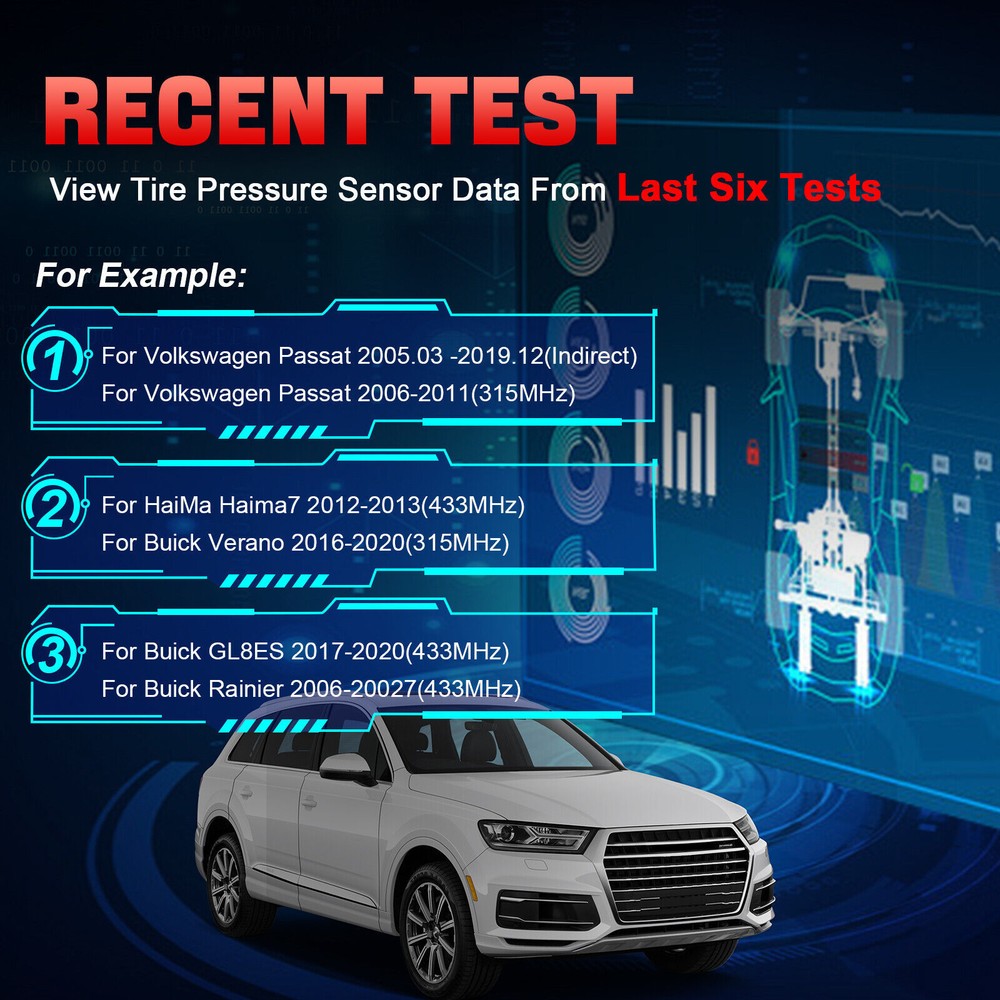 XTOOL TP150 TPMS Programmer Tire Pressure Sensor Relearn Reset Activate Tool